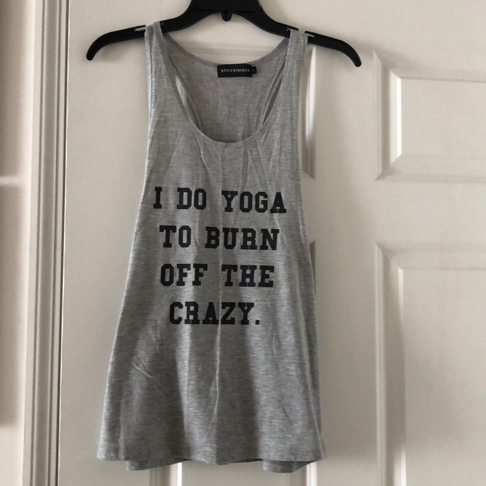 WOMEN’S STYLE STALKER GRAPHIC YOGA TANK SIZE M